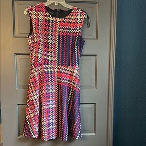 Colorful Patterned Women's Dress